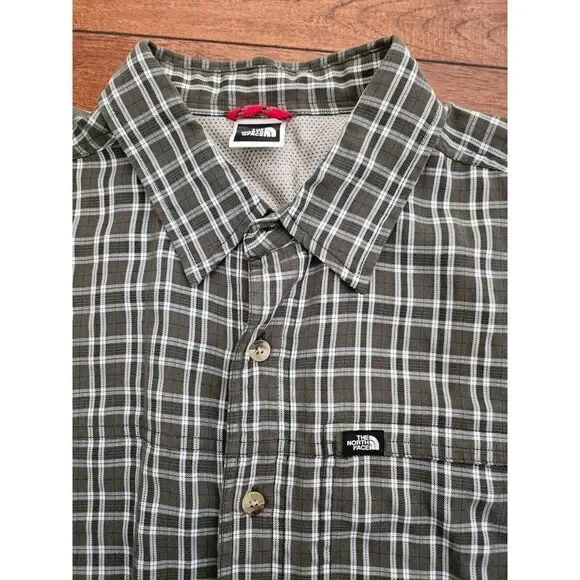The‎ North Face Checked Modal Men's Outdoor Hiking Shirt Size Large - Picture 2 of 7